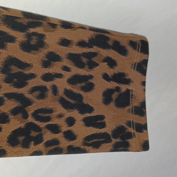 Style & Co Plus Size Basic Printed Leggings, Classic Animal Brown - Picture 4 of 10